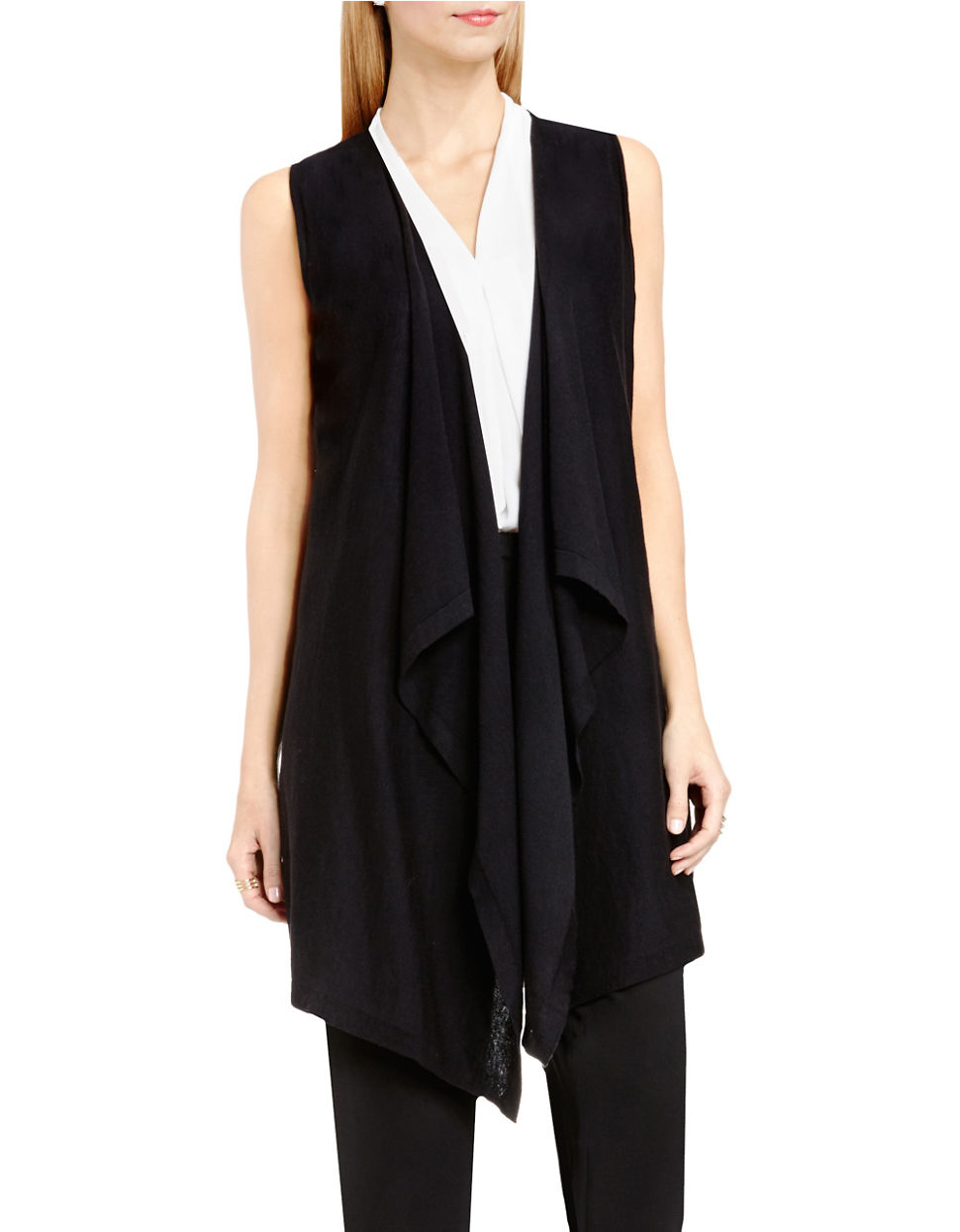 nine west sleeveless jumpsuit belt flyway jumpsui